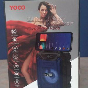 YOCO Model Y306 Wireless Speaker For USB Player, FM Radio Extreme Sound